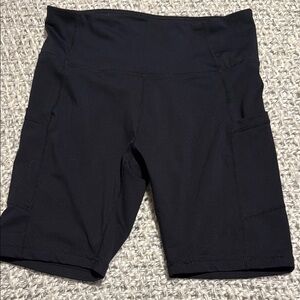 Black Bike Shorts - M